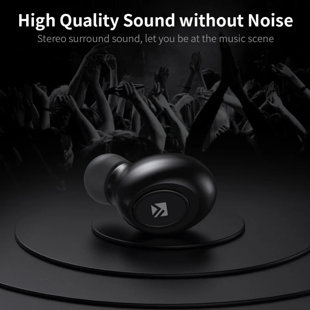FLOVEME Mini TWS5.0 Bluetooth Беспроводные наушники спортивные наушники гарнитура 3D стерео звук наушники микро зарядная коробка