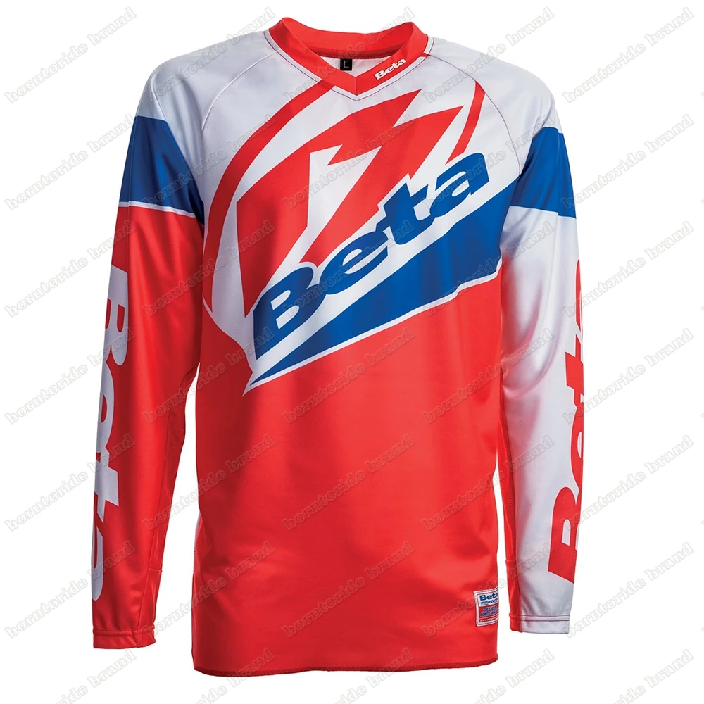 

BETA RACING Pro Downhill Mountain Jersey Motocross Jersey Enduro MTB MX BMX Shirt Cycling Jersey Bike DH Maillot Ciclismo Hombre