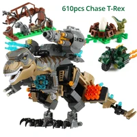 jurassic dinosaurs world animal park blocks building brick dinosaur figures city dino robot toys for children christmas gift
