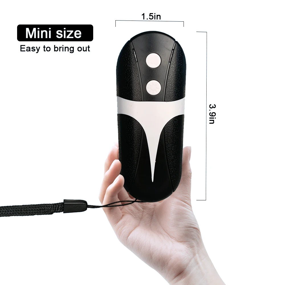

Handheld Pet Dog Repellent Ultrasonic Infrared Dog Deterrent Anti Dog Barking Device Contol Bark Training Device LED Function