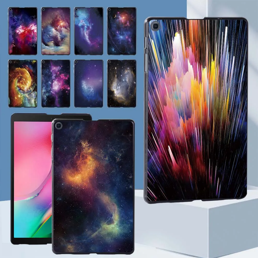 

Space Pattern Hard Shell for Samsung Galaxy Tab A 8.0 (2019) T290 T295 Plastic Durable New Tablet Shell Case + Free Stylus