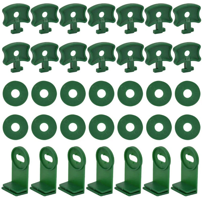 

450 PCS Greenhouse Twist Clips,Greenhouse Shading Fixing Clips Bubble Wrap with Washers Greenhouse Extender Corner Clips