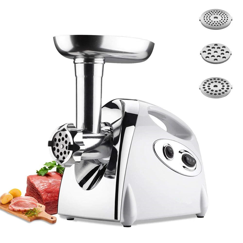 2800W Electric Meat Grinder Sausage Maker Stuffer Powerful Food Mincing Cutter Machine for Household Kitchen Use