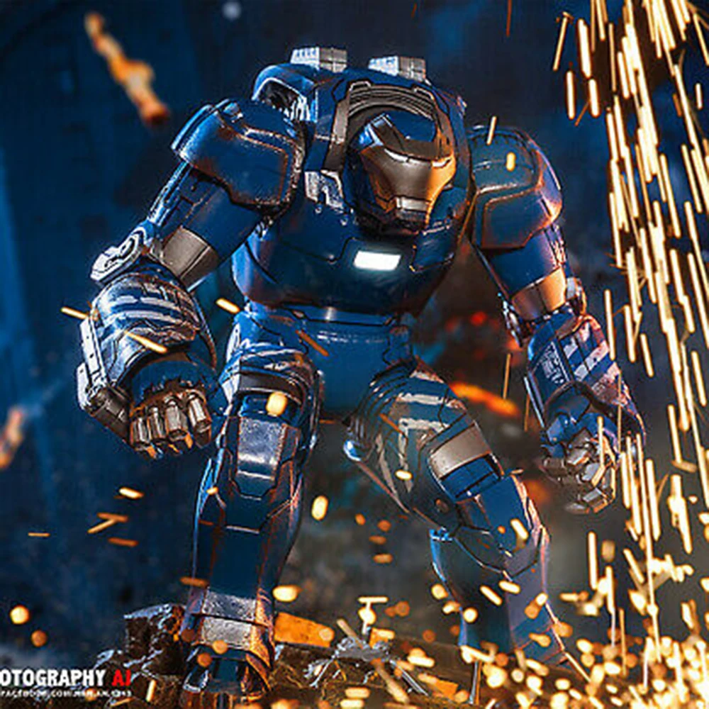 Comicave Studio 1/12 Diecast Железный человек Возраст Ultron Mark 38 IGOR MK38 Коллекционная фигурка/mk38 витрина для коллекции - Цвет: 1