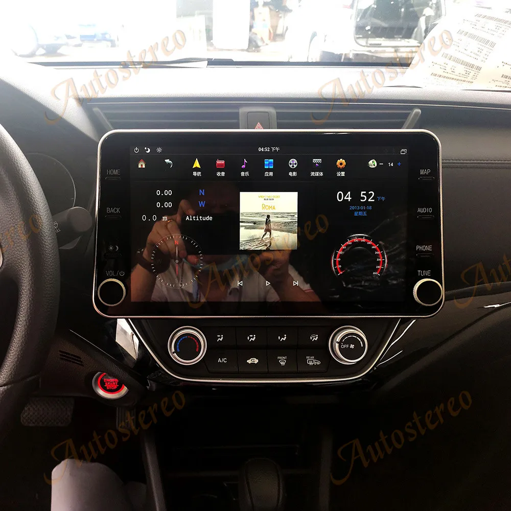 

11.8" MAX-PAD Android 9.0 4+64GB Car Multimedia player For Honda Crider 2019 2020 Car GPS Navigation Headunit Auto Radio Stereo