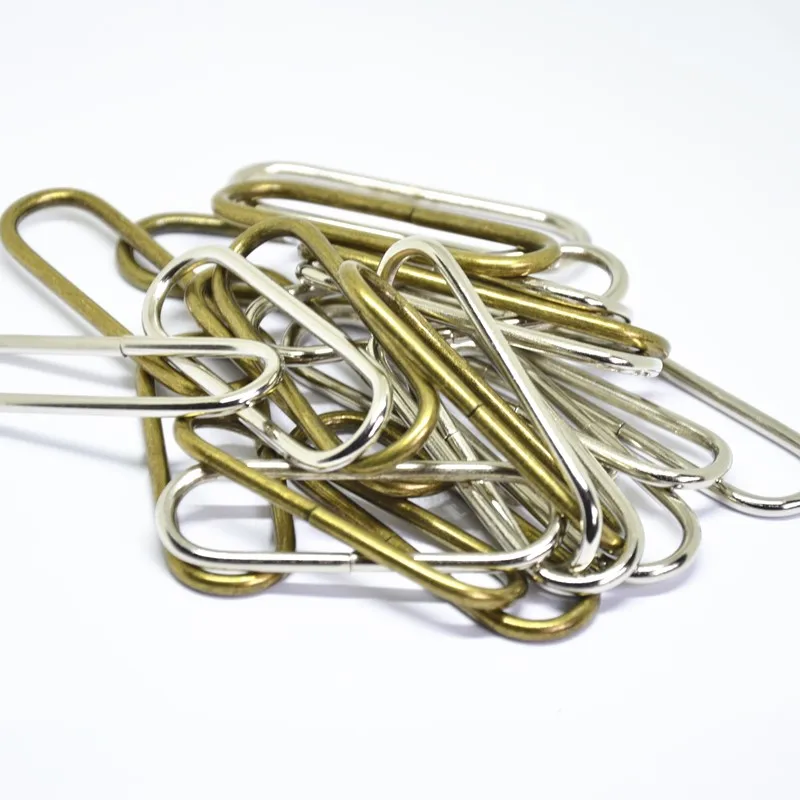 Металлическое кольцо Серебряный антикварный бронзовый овальный пряжки DIY