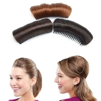 styling hair pad hair comb hair base bump fluffy hair pad wig hair bun party wedding hairstyle tools hair accessories for women
