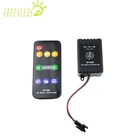 Светодиодный пиксель RGB пульт дистанционного управления RF музыкальный пульт мини контроллер JM-SP106E DC5-12V 1000 очков полный Цвет светодиодный контроллер