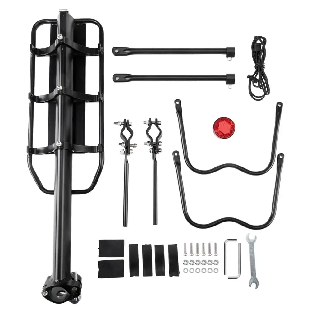

Portable Durable Quick Release Bicycle Luggage Rack Rear Shelf with Mounting Screw Set Bike Accessories