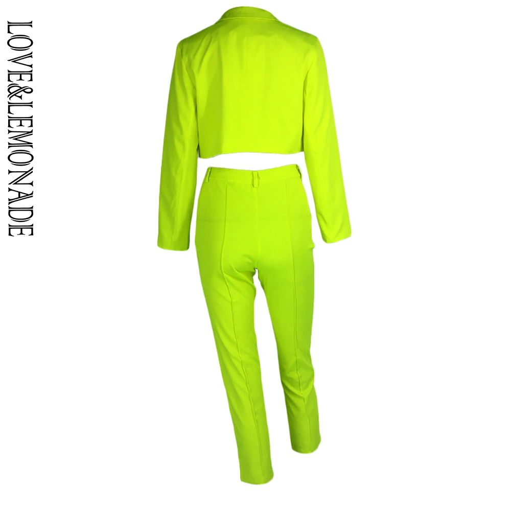 

LOVE & LEMONADE Spring Color Short Slim Two-Pieces Set LM90222