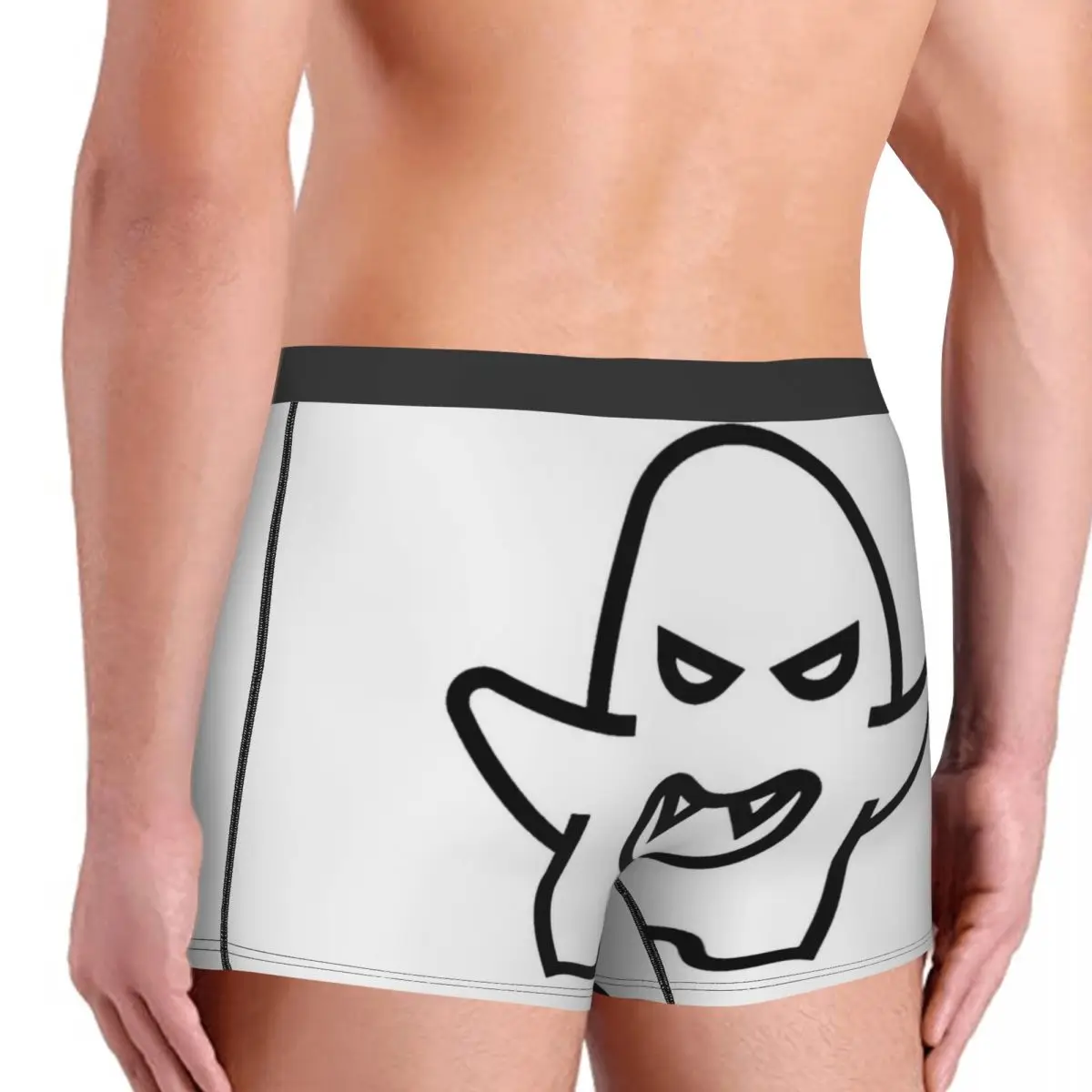 Мужские трусы с рисунком злого духа мужские мягкие большого размера | боксеры