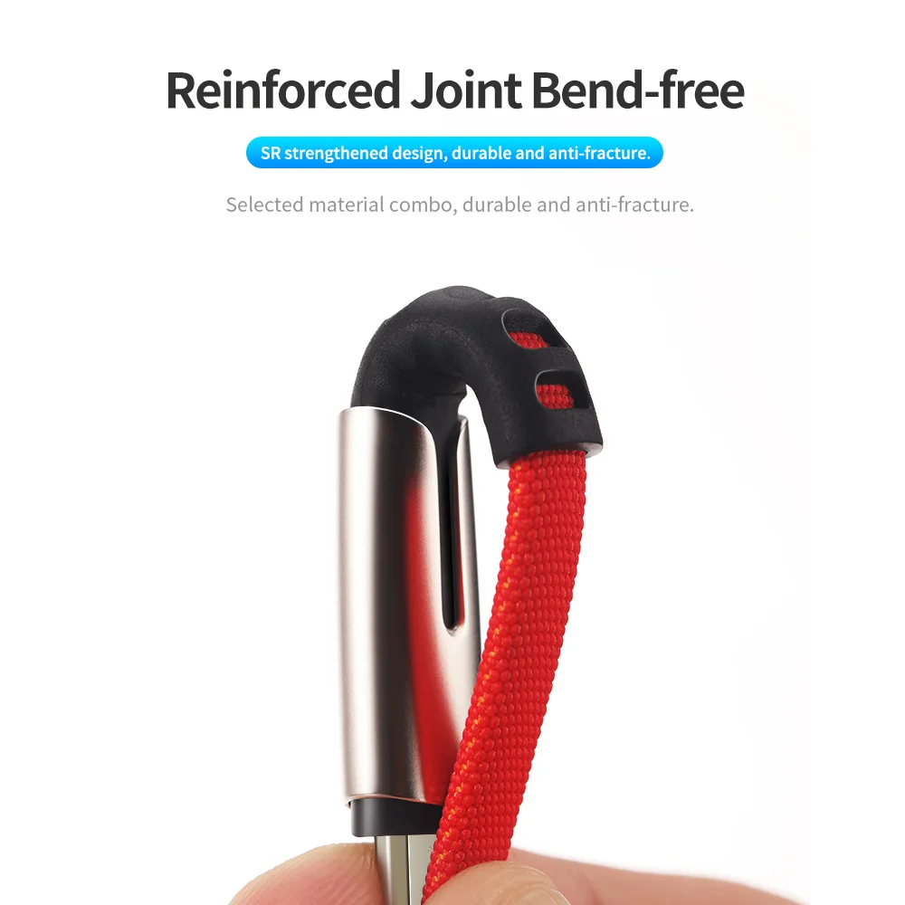 ROCK светодиодный светильник usb type C кабель для samsung Xiaomi Redmi Note 7 8 10 проволока из