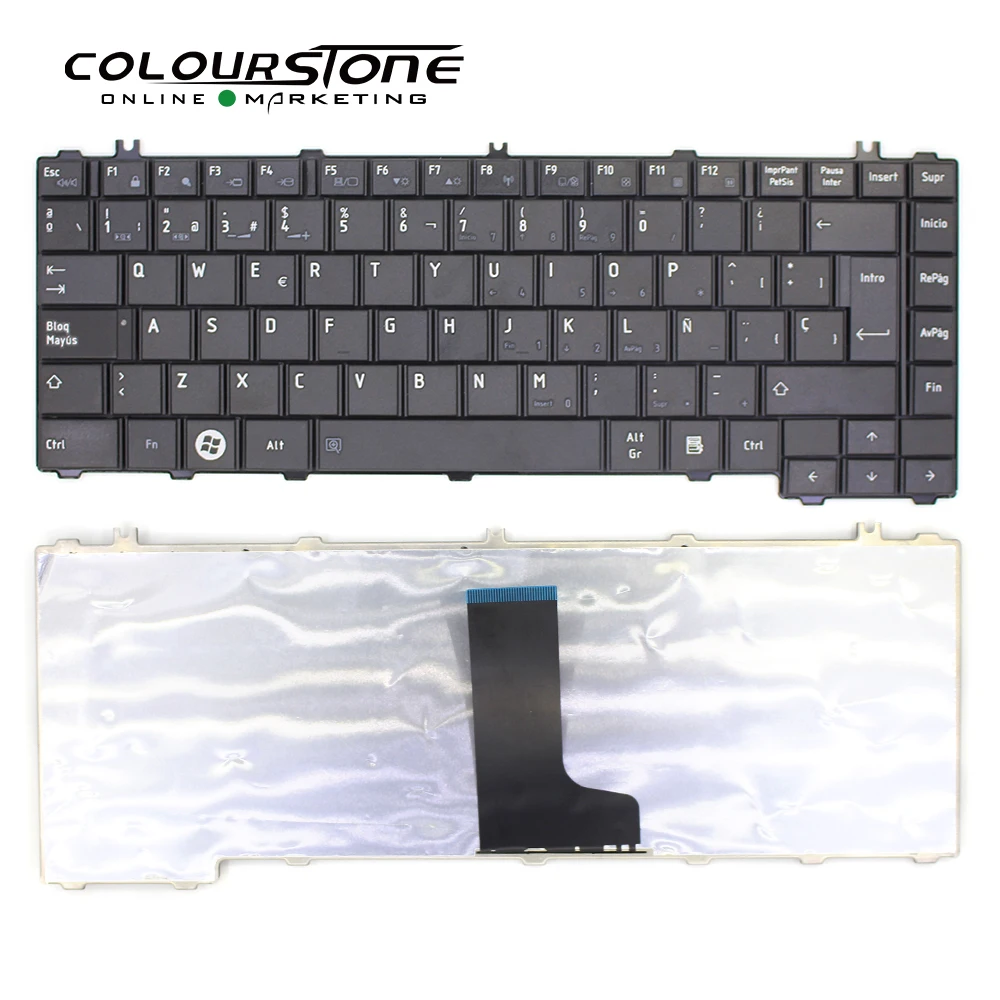 

New Spanish Laptop Keyboard For Toshiba C600 C600D L640 L600 L600D L630 C640 C645 L700 L640 L645 L730 L635 SP Notebook Teclado