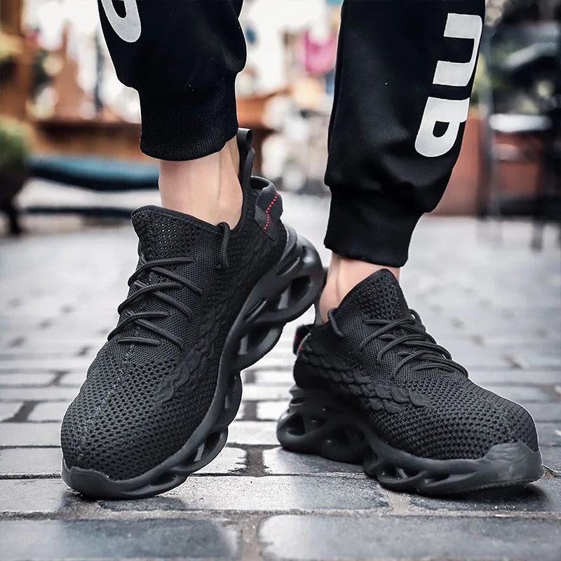 

Men Work Shoes Lightweight Work & Safety Boots Indestructible Work Sneakers Male Shoes Adult Safety Footwear Man Safety Shoes