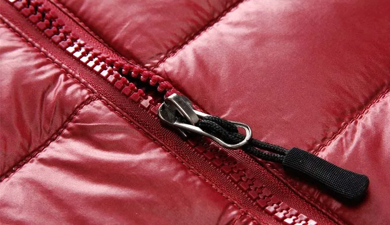 Мужской пуховой жилет однотонная безрукавка на молнии теплая зимняя 2019 | Мужская