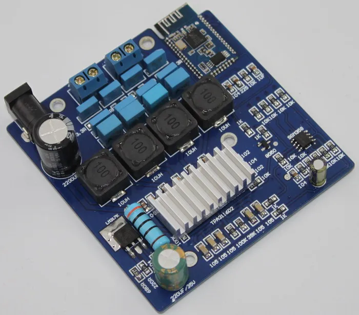 Цифровой усилитель мощности YWJJX TPA3116 CSR8645 плата с Bluetooth без потерь 2*50 Вт 24 В