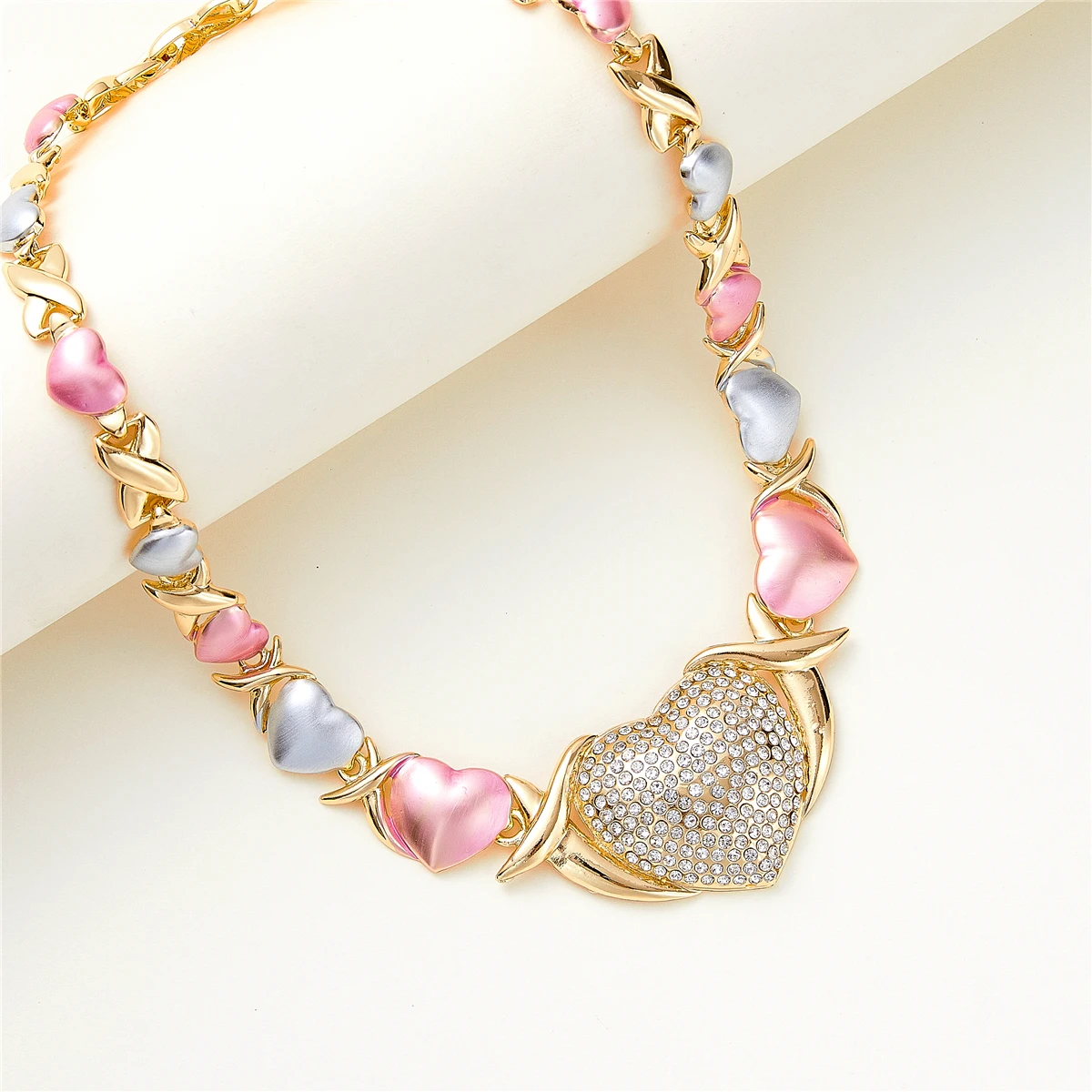 2021 Dec hot I Love you Jewelry XOXO набор украшений для женщин xoxo комплект ожерелья 14kt золото