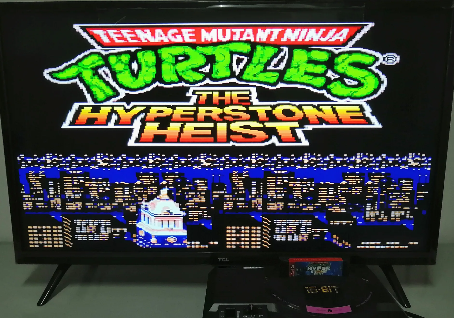 Картридж TURTLES THE HYPER STONE HEIST-16 bit MD Games для консоли MegaDrive Genesis