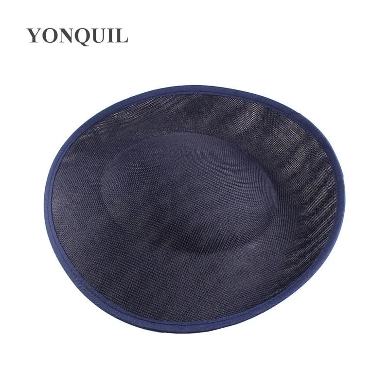 Имитация Sinamay Большой 30 см круглый чародей база для невесты шляпа свадьбная