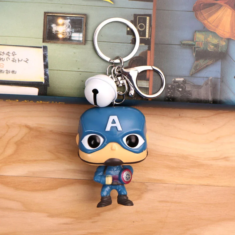 2020 Новинка Marvel Мстители Железный человек брелок Тор молот паук Супермен Капитан