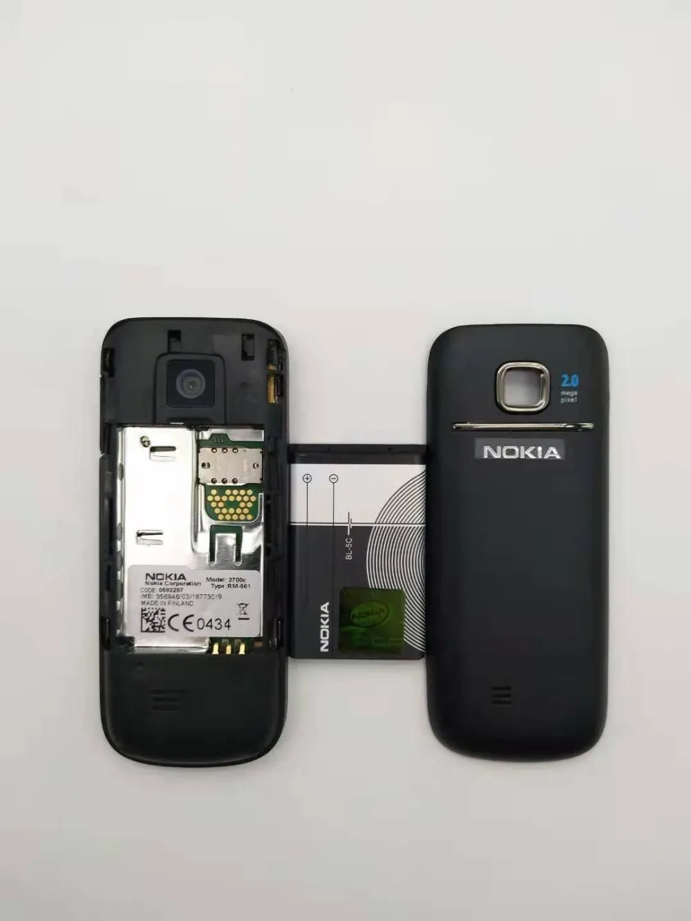 nokia 2700C 2700 классический разблокированный мобильный телефон GSM 2MP FM Mp3 плеер дешево nokia телефон