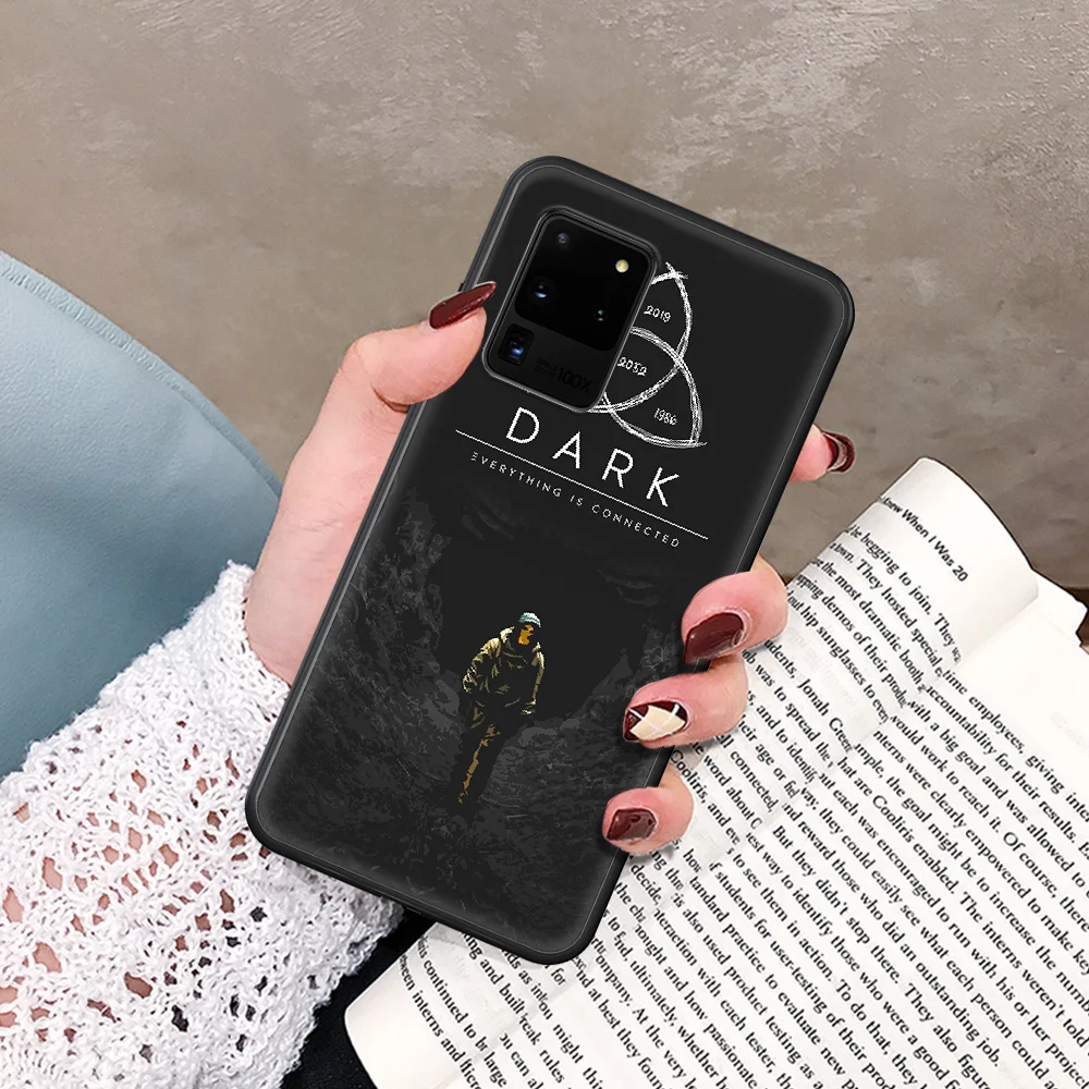 

Best Sellers netflix Dark Phone Case For Samsung Galaxy Note S 8 9 10 20 Plus E Lite Uitra black Bumper Pretty Funda 3D Cover