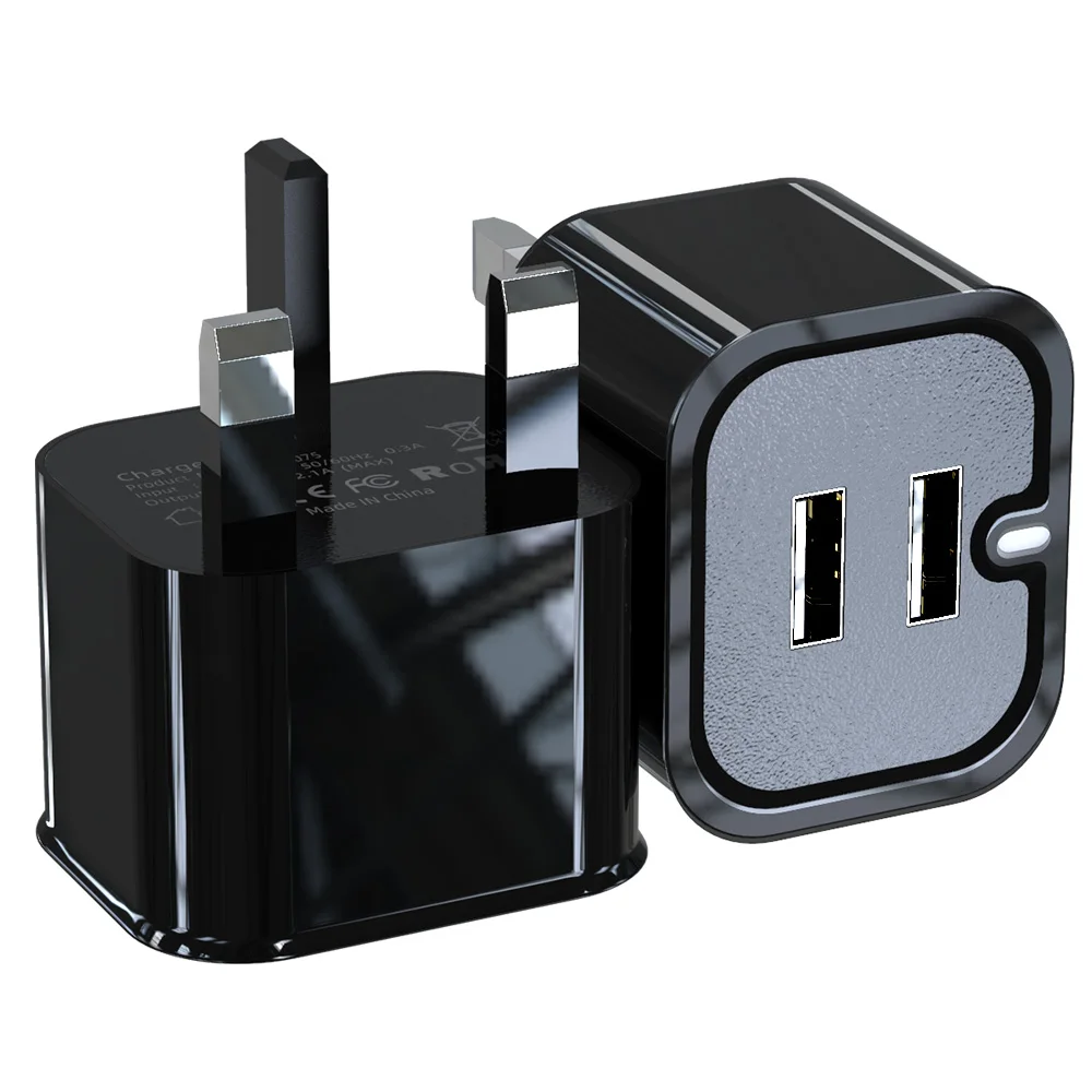 

ihuigol UK USB Charger 2.4A Universal Tablet Phone Charger Fast Charging For iPhone 11 Pro XS 8 7 Samsung Xiaomi Charger Adapter