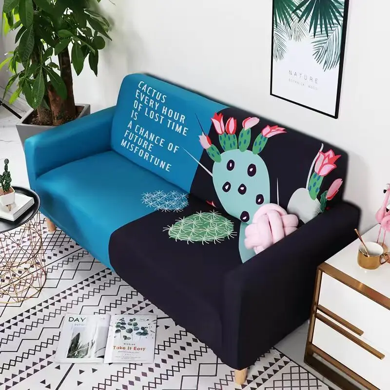 

Summer Elastic Sofa Cover Sofa Towel Slip-resistant Sofa Covers for Living Room Fully-wrapped Anti-dust