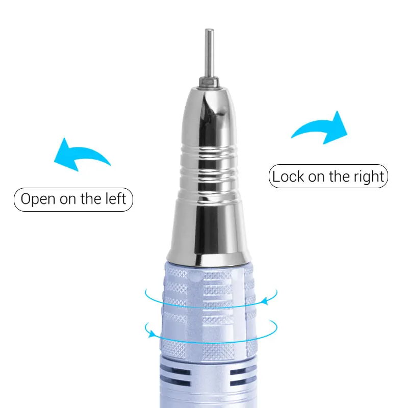 Аккумуляторный аппарат для маникюра 35000 об / мин портативный фрезер ногтей