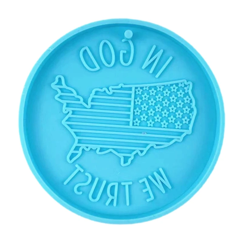 

2021 Американский карта брелок для ключей «флаг» эпоксидная смола, форма ювелирные изделия кулон силиконовая форма «сделай сам» ремесла укра...