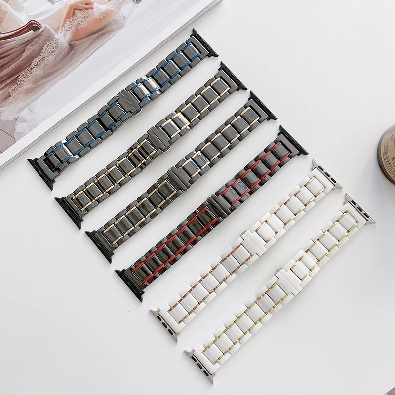

Ремешок из нержавеющей стали для Apple Watch 5 band, металлический браслет из нержавеющей стали для Iwatch series 6 5 4 3 SE, 38 мм 40 мм 44 мм 42 мм