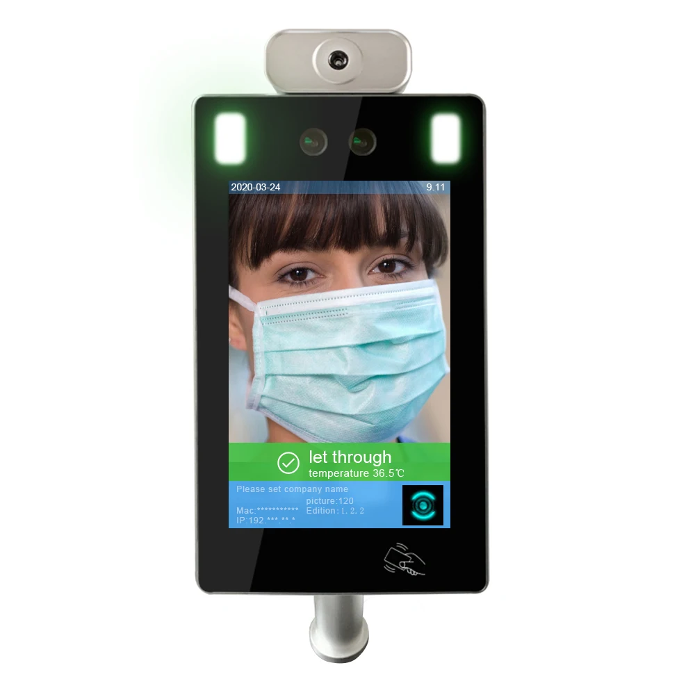 

auto face detection facial recognition temper terminal for and access control system