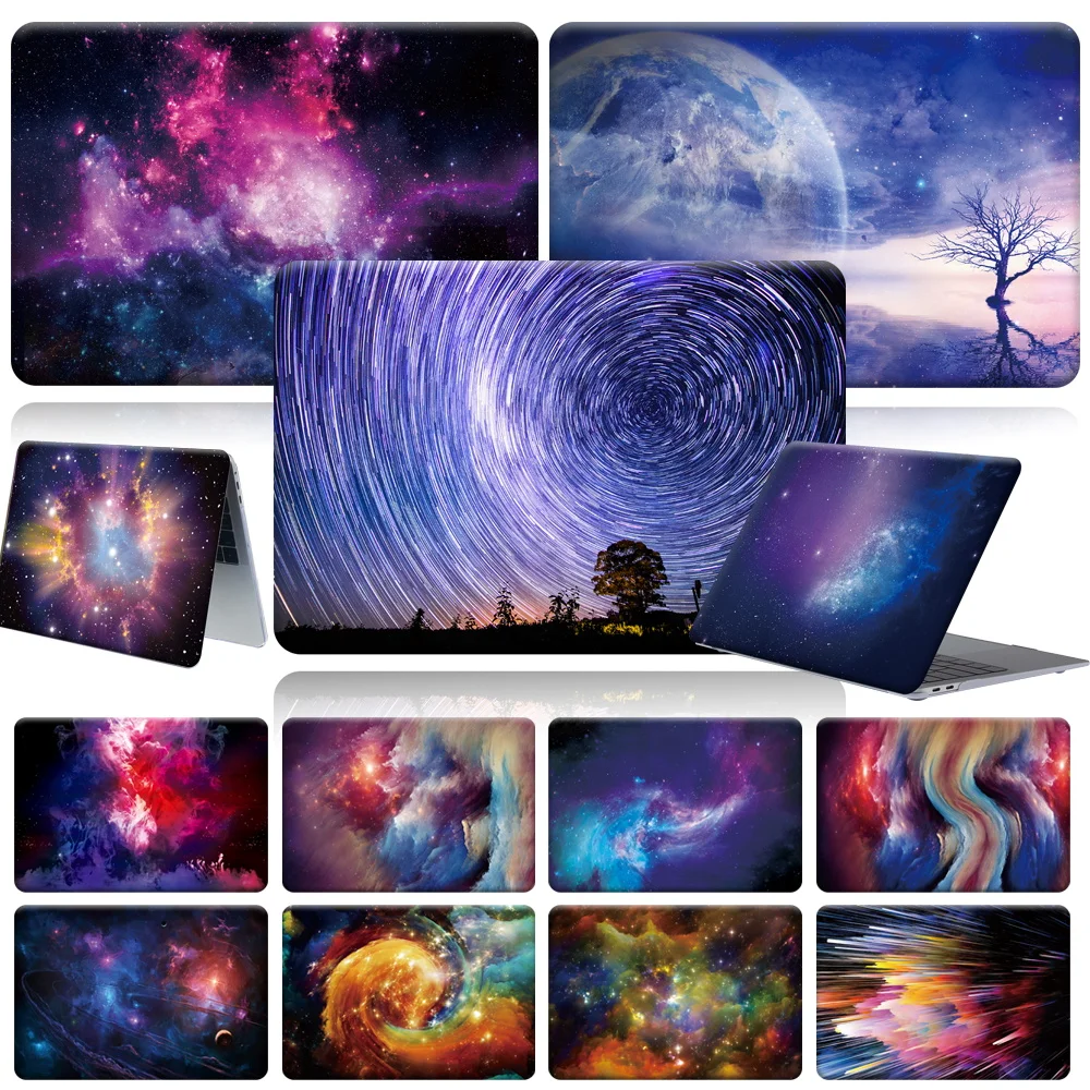

Starry Sky for Apple Macbook Pro 13 A2289/A2251 2020 Anti-fall Touch Cover for Air 13 A2337/Pro 16/12/15/11 A1708/A1990 Case
