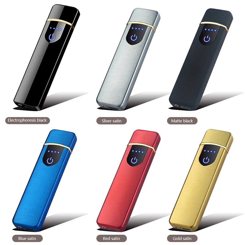 Лидер продаж зажигалка с сенсорным экраном компактным умным датчиком USB зарядкой