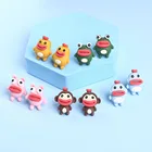 Серьги-гвоздики женские полимерные, обезьяна с большим ртом, серьги-гвоздики с животными, 1 пара