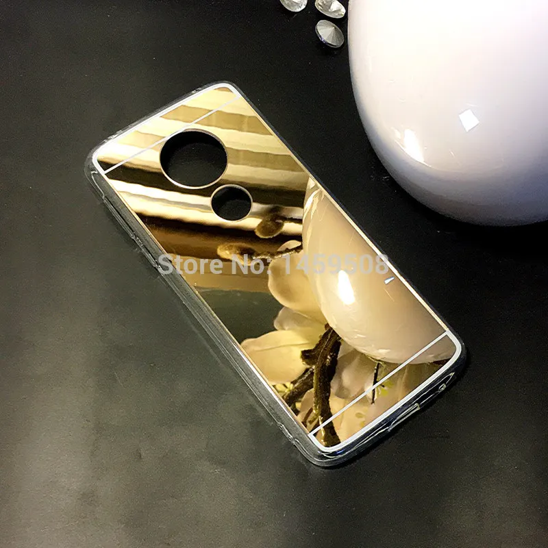 Мягкий зеркальный чехол для Motorola Moto G5 G6 Plus G4 Play E5 из ТПУ телефона s |