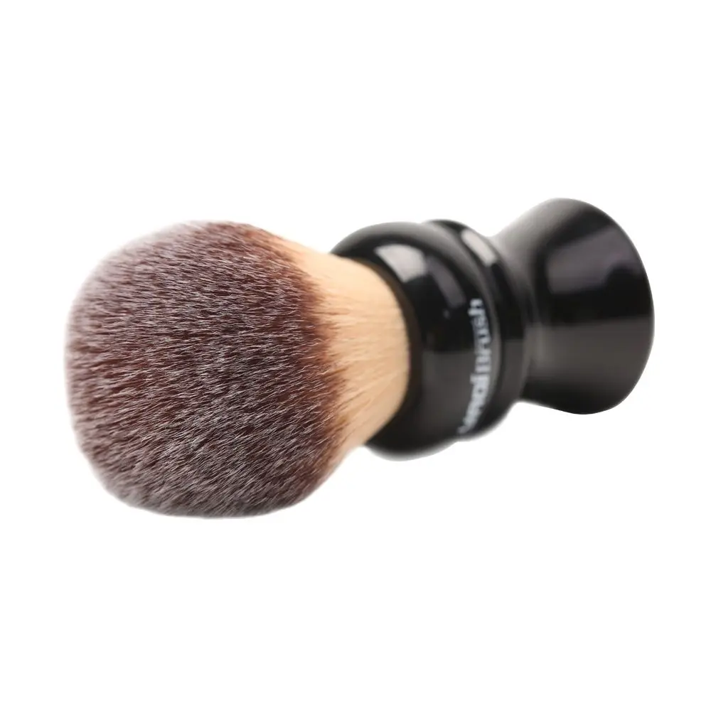 Yaqi 24 мм черная ручка Желтый Синтетический волос узел мокрое бритье кисть|Помазок|