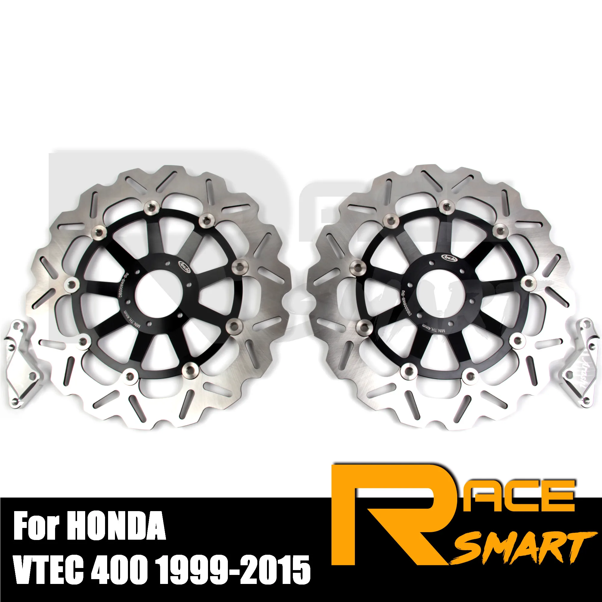 Мотоцикл CNC передние тормозные диски из нержавеющей стали роторы для HONDA VTEC 400 1999