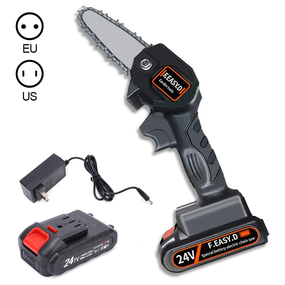 

Mini Chainsaw 4 Inch Electric Chainsaw Radio Saw Portable Light Lightweight Lithium Battery Chain Saw Chainsaw Chains Tools