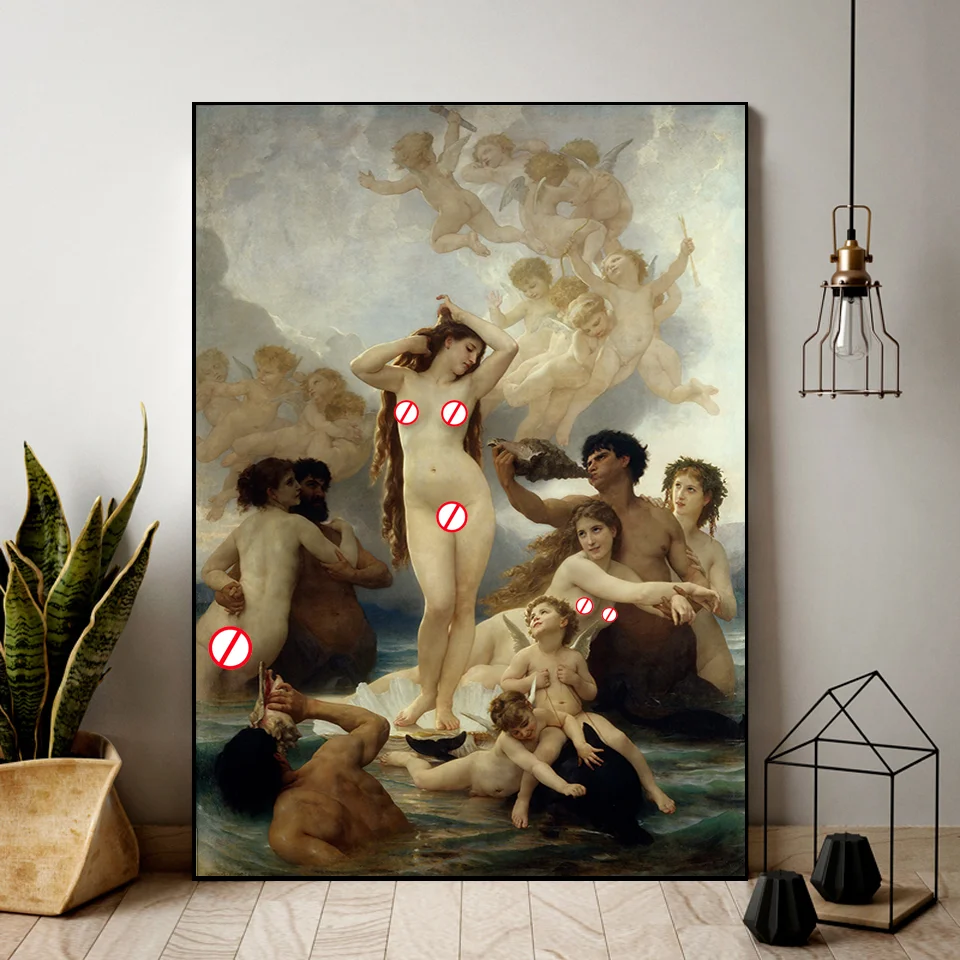 Картина на холсте для итальянских влюбленных William Adolphe Bouguereau|Рисование и