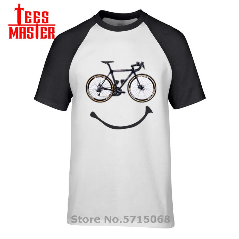 Крутая забавная футболка с логотипом горного велосипеда Мужская хлопковая
