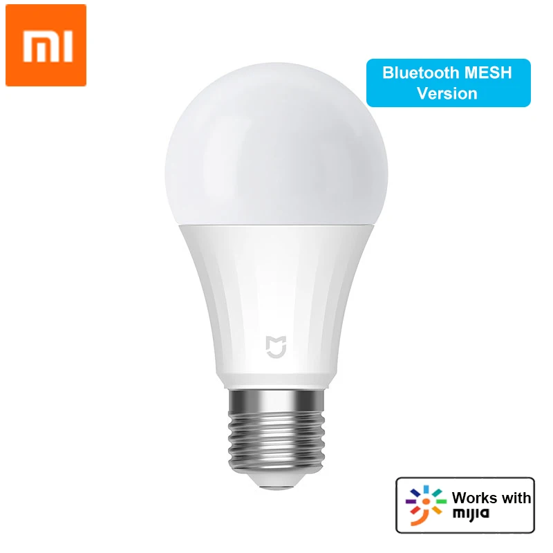 

Xiaomi Mijia LED Smart Bulb Bluetooth-Mesh Version 5W 2700-6500K Adjusted Color Temperature 500lm Brightness for Mi Home APP
