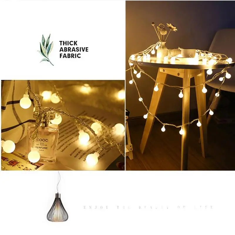 

3M 20Led Fairy Garland LED Ball String Lights Waterproof For Christmas Tree Wedding Home Indoor Decoration Battery Powered