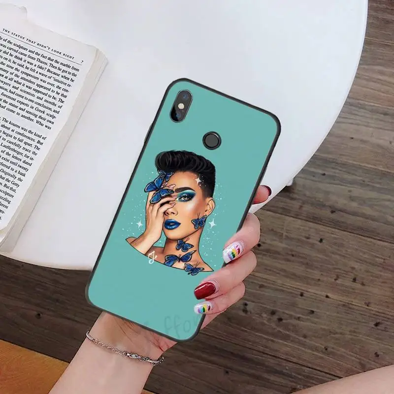 

James Charles Beauty blogger Phone Case For Xiaomi Redmi note 7 8 9 t k30 max3 9 s 10 pro lite