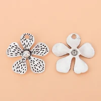 20pcslot antique silver color flower charms pendants for jewelry making findings accessories