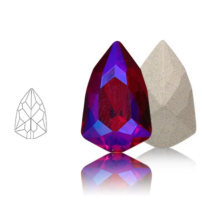 Блестящие камни и Кристаллы Стразы с острым дном для украшения одежды ногтей