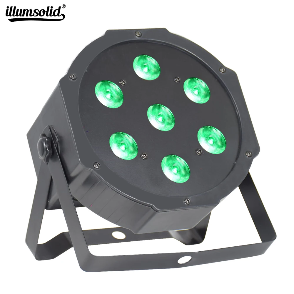 Светодиодный прожектор 7x12 Вт RGBW 4 в 1 сценический эффект DMX512 для диско-бар Клубные