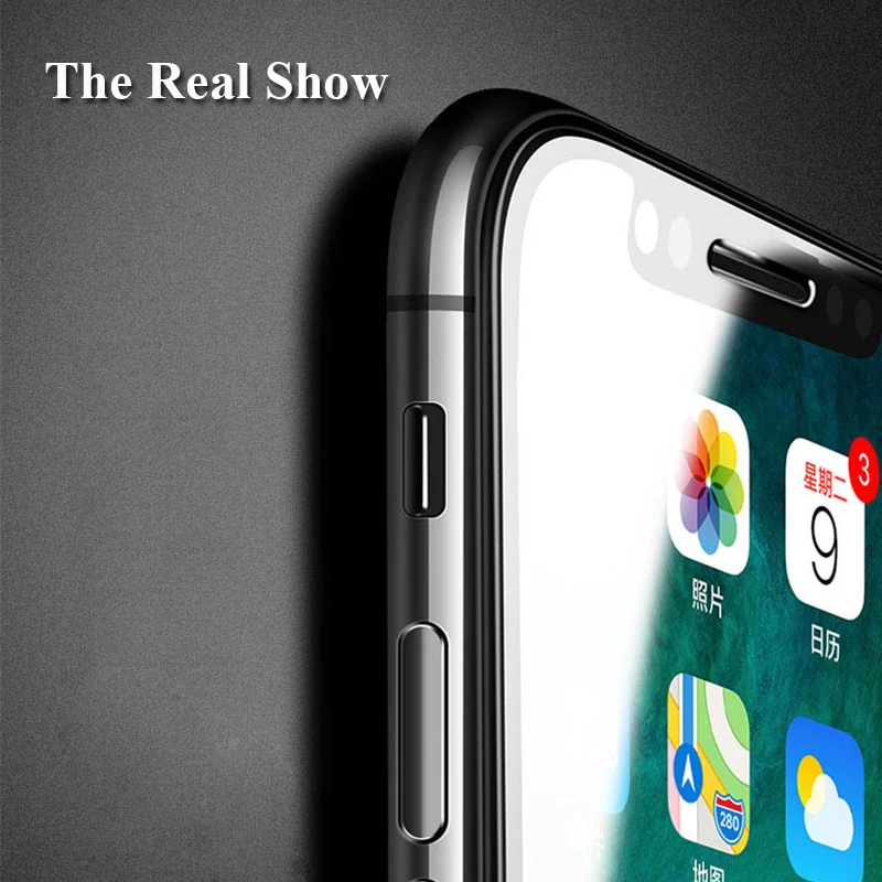 Защитное стекло для iPhone X 10 6 7 8 plus 6s 5S 5c se на aphone 5 s защита экрана закаленное