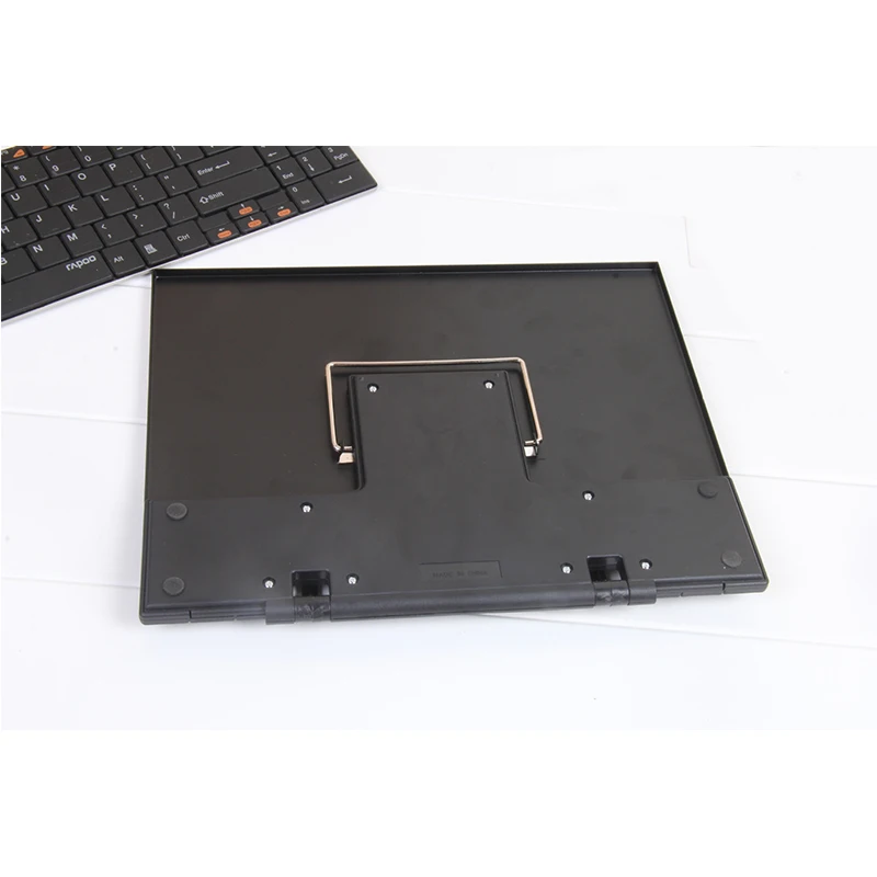 

Portable Book Stand Frame Reading Desk Holder with 7 Tilt Adjustable Grooves,Black