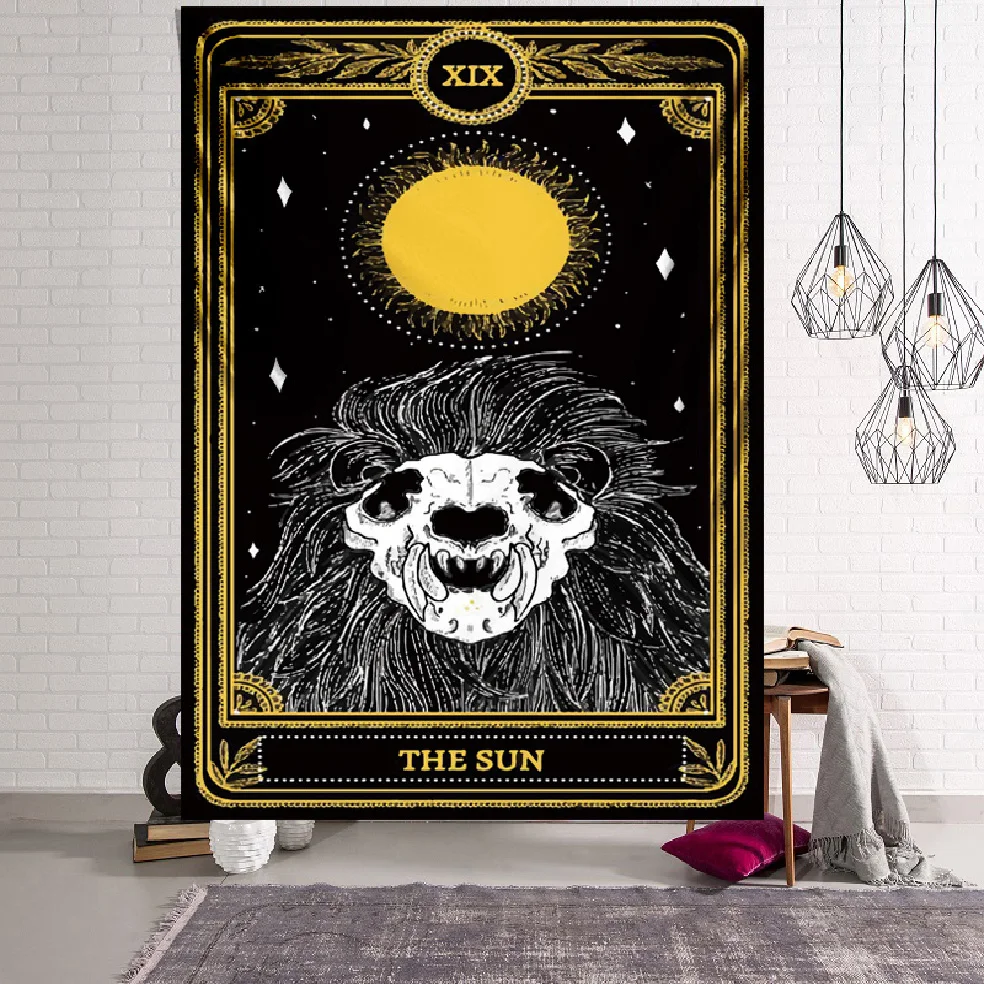 Подвесные карты Таро с изображением солнца Луны мандалы астрологические гадания